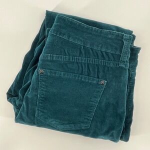 NYDJ Corduroy Pants Womens 4 Green Skinny Stretch 5-Pocket P13-332